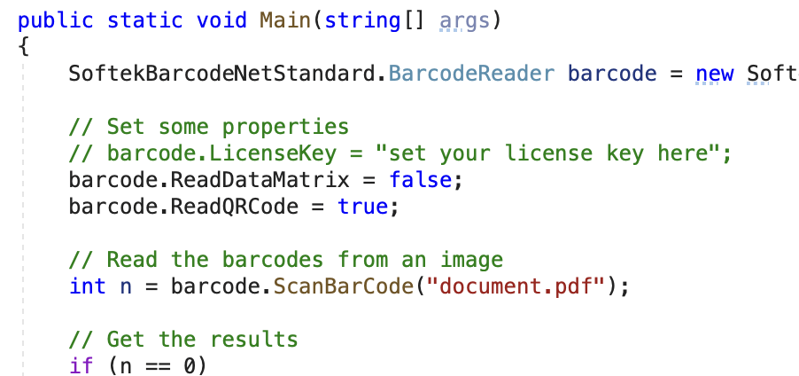 demo barcode reader SDK